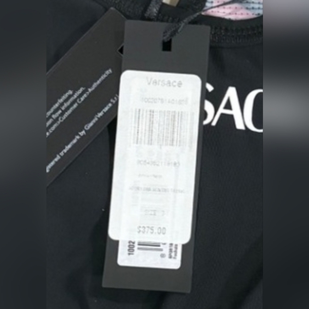 Versace Women's Greca Signature racerback sports bra Size 3 / Small (NWT) - Picture 6 of 6